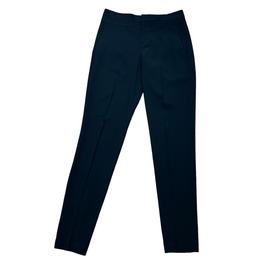 Helmut Lang wool slim fit mid rise black dress pants size 2 excellent condition